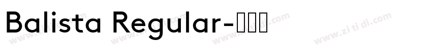 Balista Regular字体转换